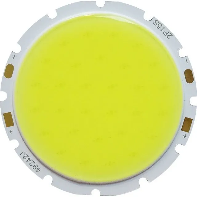 Chip Led 15W Cob Alb Rece Rotund - 1