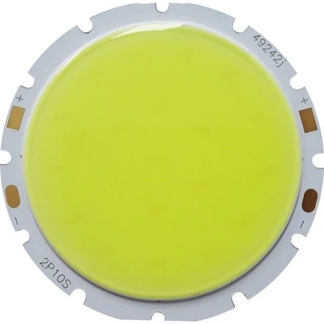 Chip Led 10W Cob Alb Rece Rotund - 1