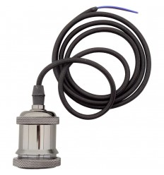 Pendul E27 Vintage Antracit