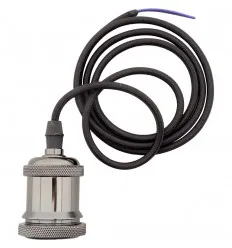 Pendul E27 Vintage Antracit