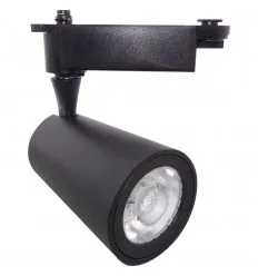 Spot Led Pe Sina 12W Negru - Alb Rece