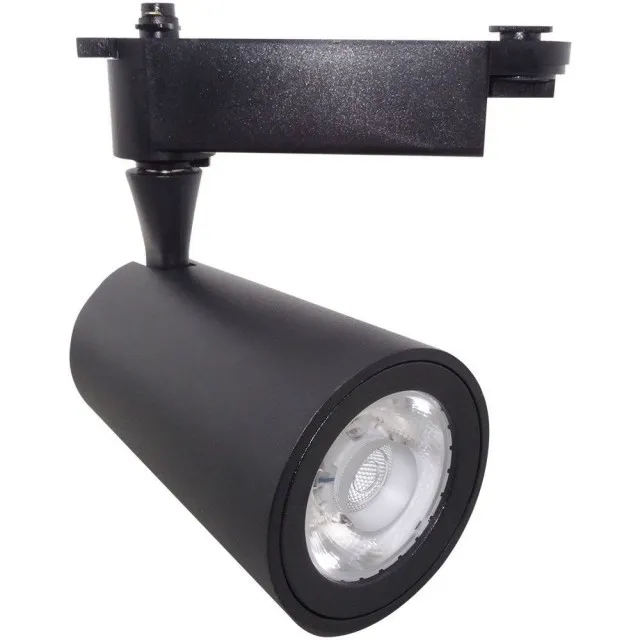 Spot Led Pe Sina 12W Negru - Alb Natural - 1