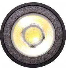 Spot Led Pe Sina 12W Negru - Alb Natural