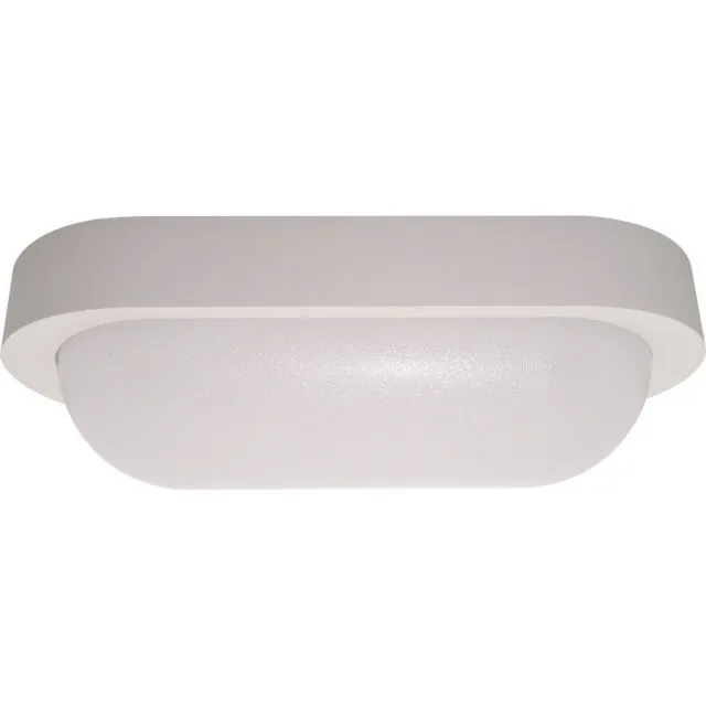 Aplica Led Bat 10W Ovala Rama Alba Ip65 3000K  1