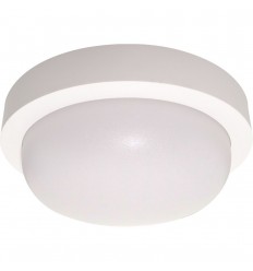 Aplica Led Bat 12W Rotunda Ip65 Alb Rece