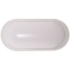 Aplica Led Bat 18W Ovala Rama Alba Ip65 Alb Natural  2