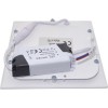 Spot Led 9W Slim Patrat Cu Rama Alba  3