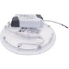 Spot Led 9W Rotund Cu Rama Alba  3