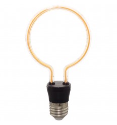 Bec Led E27 4W Cerc Alb Cald Decorativ