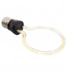 Bec Led E27 4W Cerc Alb Cald Decorativ
