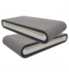 Aplica Led Perete 2x5W Ip44 802 Iluminat Sus Jos