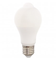 Bec Led E27 9W Alb Rece Cu Senzor De Miscare