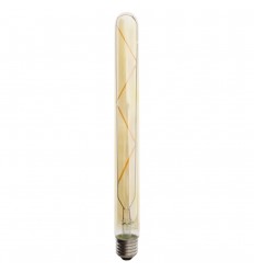 Bec Led Filament Amber E27 8W T30x300 2500K