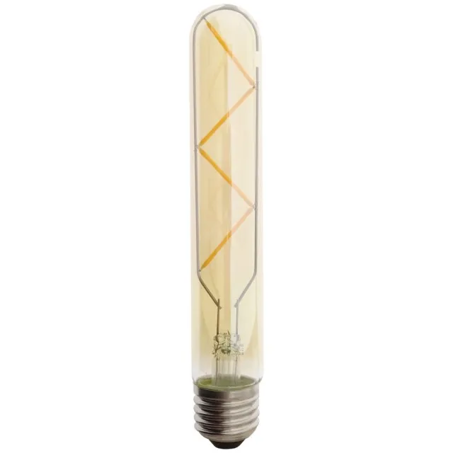 Bec Led Filament Amber E27 4W T30x185 2500K - 1