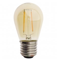 Bec Led Filament Amber E27 2W ST45 2500K