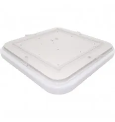 Plafoniera Slim Led 24W Patrata Alb Rece