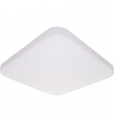 Plafoniera Slim Led 18W Patrata Alb Rece