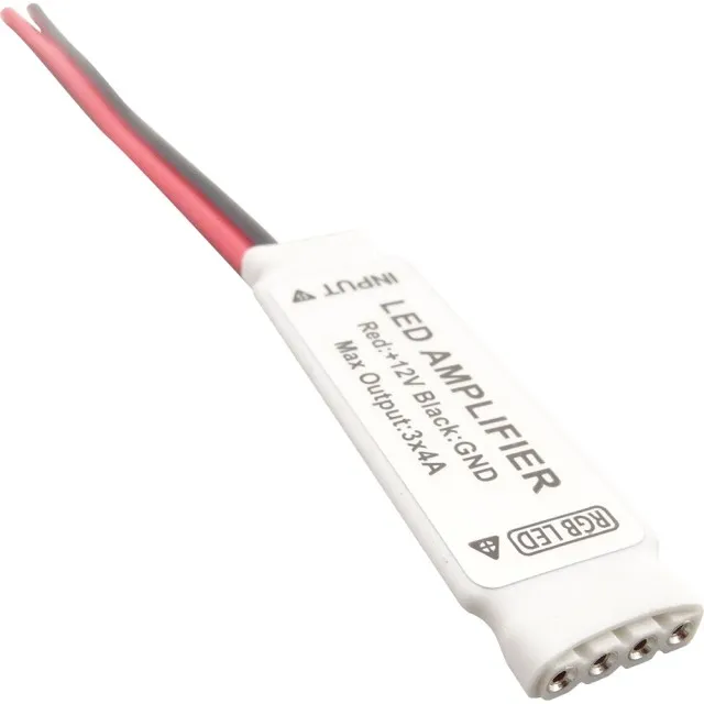 Mini Amplificator Banda Led Rgb 6A 72W 12V - 1