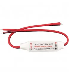 Mini Variator Intensitate Banda LED 12V 6A 72W Cu Telecomanda Rf