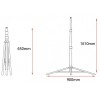Trepied Pentru Un Proiector Reglabil Pe Inaltime 60-152 Cm  2