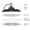 Corp Led Industrial Ufo 200W Ip65 28000 Lm - 5 Ani Garantie - 2