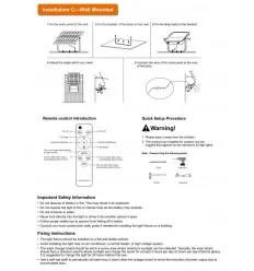 Proiector Cu Panou Solar 100W Led Si Telecomanda