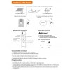 Proiector Cu Panou Solar 100W Led Si Telecomanda  2