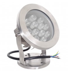 Spot Led 12W Rgb Pentru Piscina Sau Fantana Ip68 12V