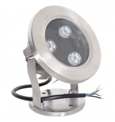 Spot Led 3W Rgb Pentru Piscina Sau Fantana Ip68 12V