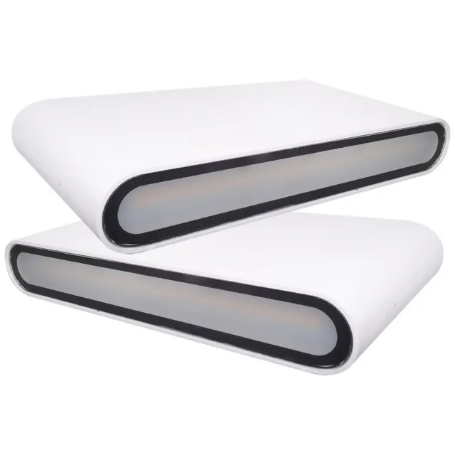 Aplica Led 2x6W Alba Pentru Perete Ip65 Alb Cald - 1