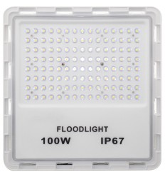 Proiector Led Alb 100W Smd Ultra Slim Alb Natural