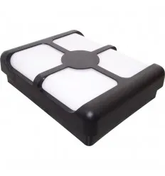 Aplica Led Bat Neagra 24W Ip65 Alb Rece 15BD