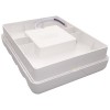 Aplica Led Bat Alba 24W Ip65 Alb Rece 16BD - 3