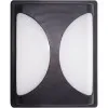 Aplica Led Bat Neagra 20W Ip65 Alb Rece 6701 - 1