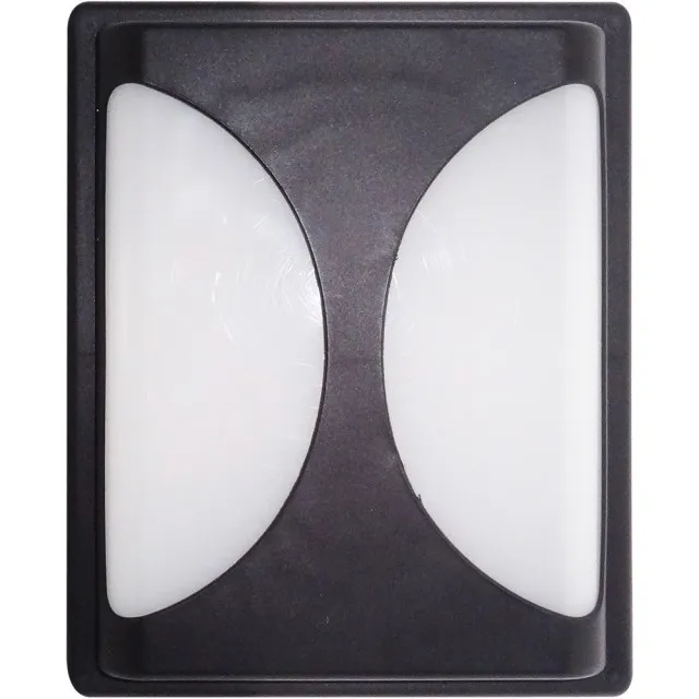 Aplica Led Bat Neagra 20W Ip65 Alb Rece 6701 - 1