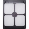 Aplica Led Bat Neagra 20W Ip65 Alb Rece 3722 - 1