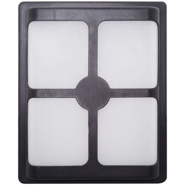 Aplica Led Bat Neagra 20W Ip65 Alb Rece 3722 - 1