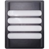 Aplica Led Bat Neagra 20W Ip65 Alb Rece 3677 - 1