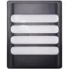 Aplica Led Bat Neagra 20W Ip65 Alb Rece 3677 - 1