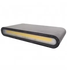 Aplica Led 2x6W 12W Neagra Pentru Perete Alb Cald 7868