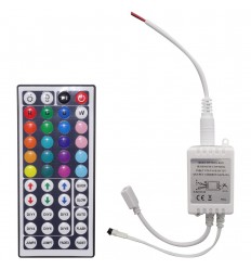Controler 6A 72W Cu Telecomanda 44 Taste Pentru Banda Led RGB 12V