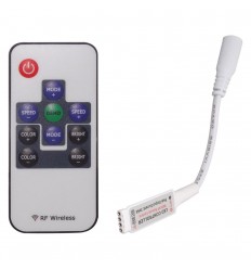 Mini Controler RGB 6A 72W 12V Cu Telecomanda RF 10 Taste Pentru Banda LED