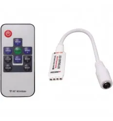 Mini Controler RGB 12A 144W 12V Cu Telecomanda RF 10 Taste Pentru Banda LED