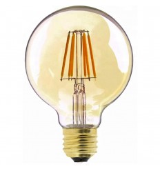 Bec Led Vintage E27 4W Glob G95 2500K