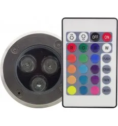 Spot Led Pavaj 3X1W Ip65 Rgb