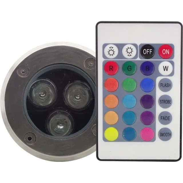 Spot Led Pavaj 3X1W Ip65 Rgb - 1