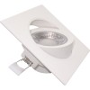 Spot Led Patrat 9W Ip44 Alb Rece Reglabil Cu Rama Alba - 2