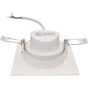 Spot Led Patrat 9W Ip44 Alb Rece Reglabil Cu Rama Alba - 4