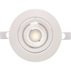 Spot Led Rotund 9W Ip44 Alb Rece Reglabil Cu Rama Alba  1