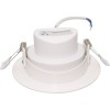 Spot Led Rotund 9W Ip44 Alb Rece Reglabil Cu Rama Alba  4